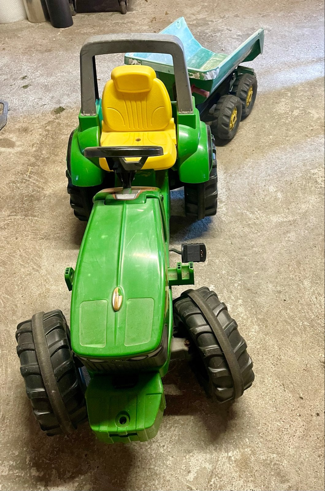 John Deere traptractor met aanhanger - Gebruikt, Ophalen, Gebruikt