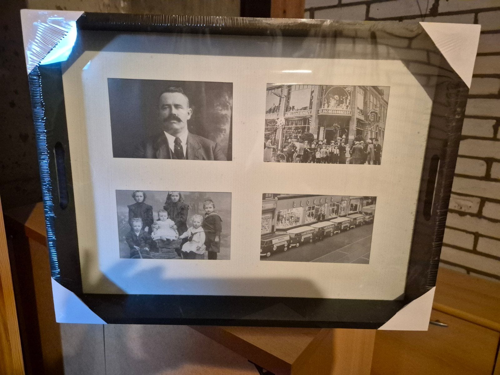 Dienblad met ruimte voor eigen foto's, Ophalen, Kunststof, Met afbeelding/tekst, Nieuw