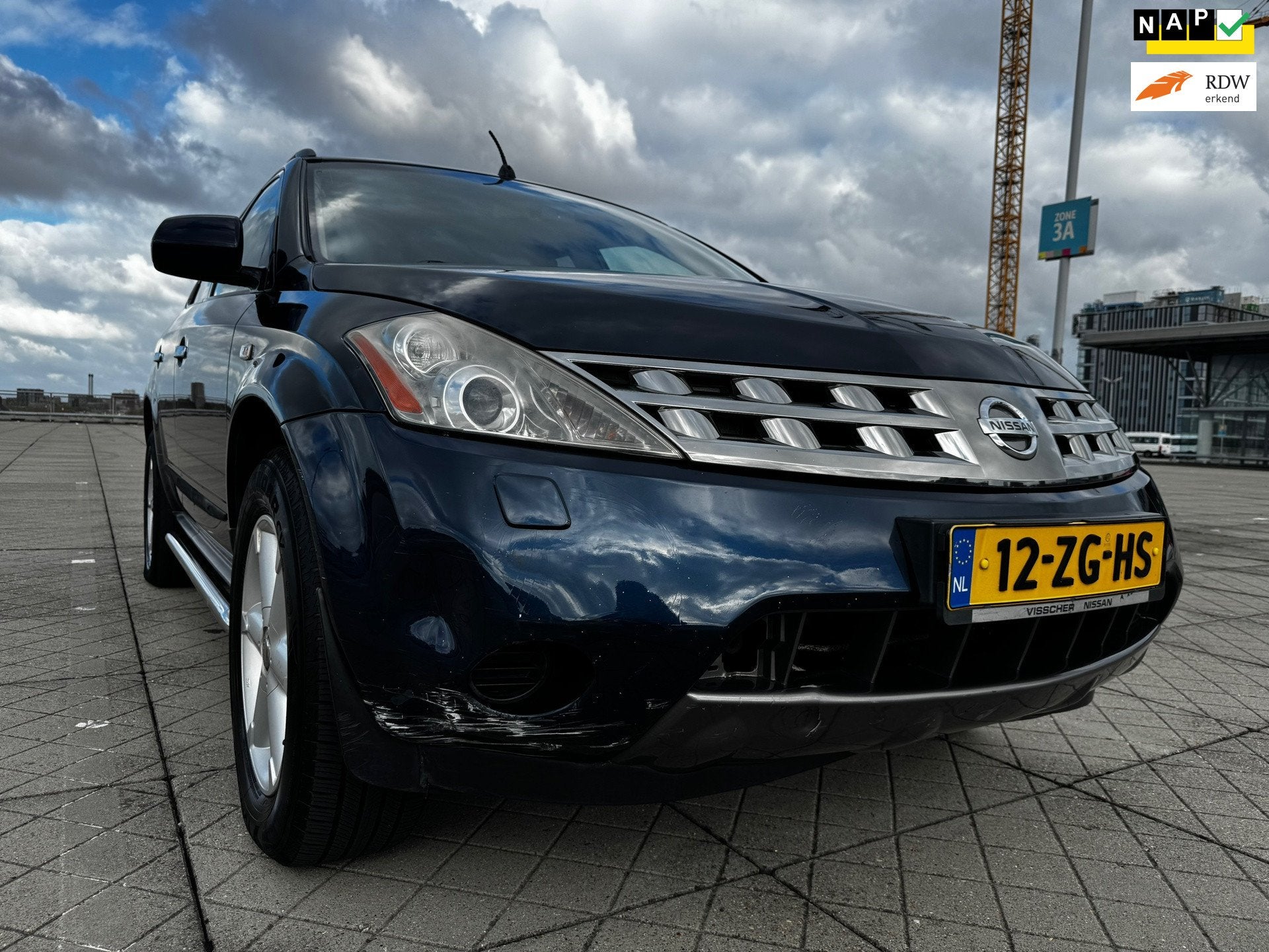 Nissan Murano 3.5 V6 4WD CLIMA CRUISE CAMERA SCHUIFDAK NAP, Auto's, Automaat, Dealer onderhouden, Gebruikt, Zwart