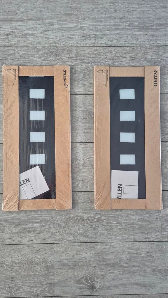 IKEA Gyllen 56 Glaspanelen voor wandlamp (2 stuks), Ophalen of Verzenden, Nieuw, Glas, Modern, IKEA design