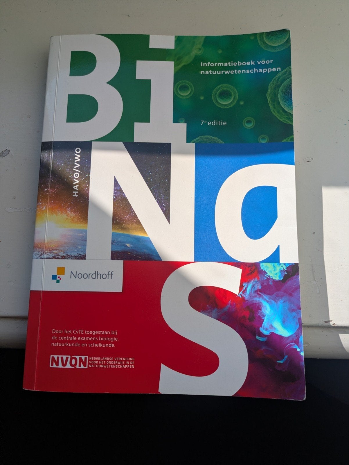 BiNaS HAVO/VWO 7e editie - Natuurkunde, Scheikunde, Biologie, Noordhoff, Ophalen of Verzenden, Zo goed als nieuw, Beta
