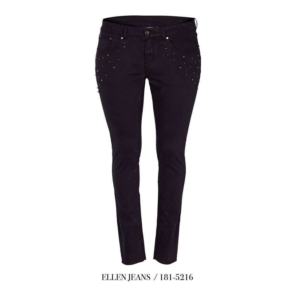 8074 aparte jeans ELLEN van ZOEY - maat 54, Zwart, Nieuw, Ophalen of Verzenden, ZOEY