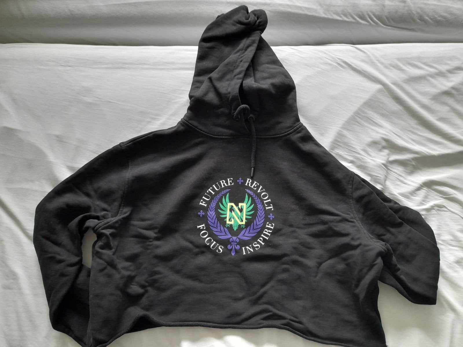 Nikkie cropped hoodie maat 36, Zwart, Ophalen of Verzenden, Nikkie, Maat 36 (S)