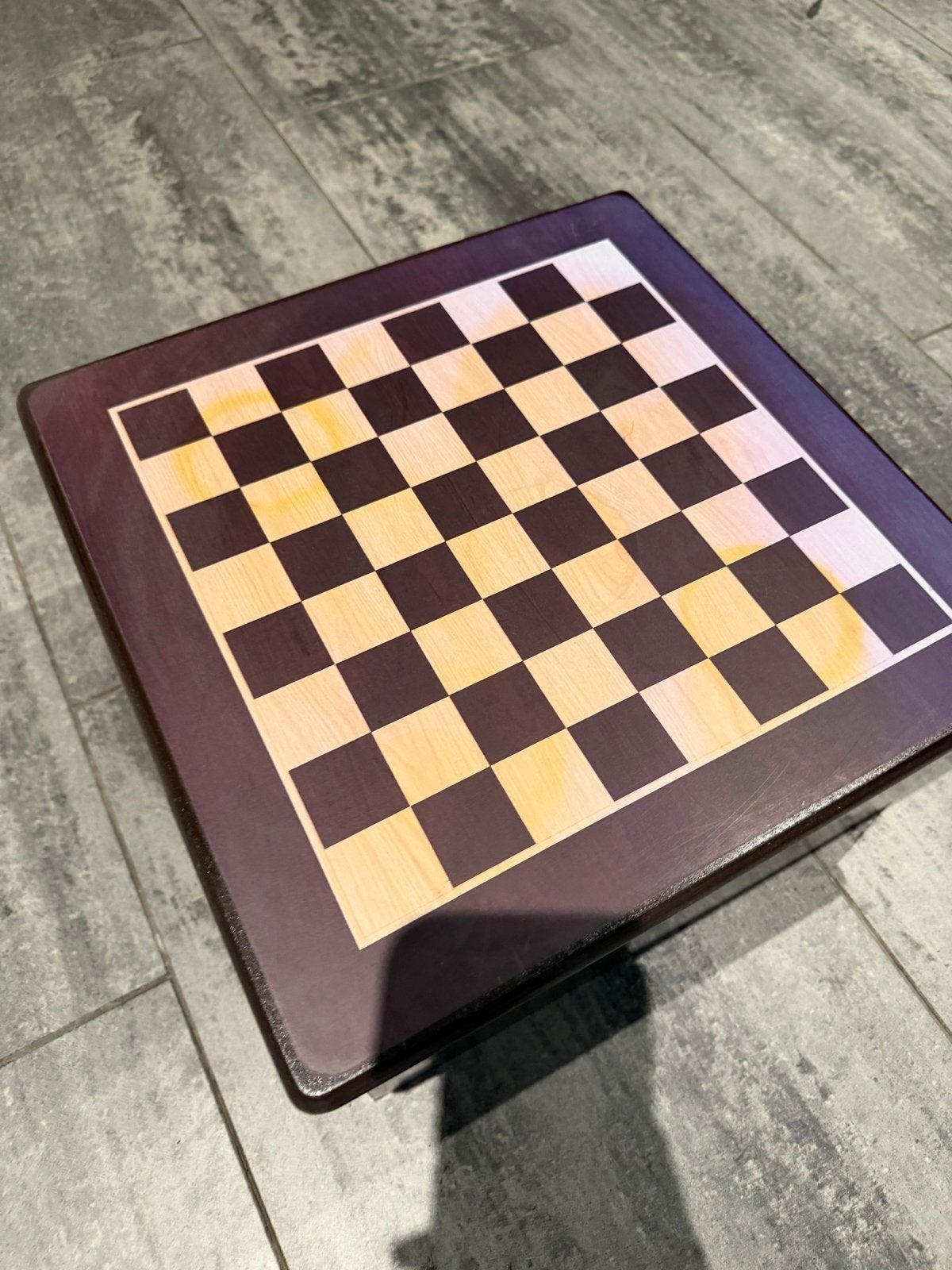 Houten 3-in-1 spelset: schaken, backgammon, mens-erger-je-ni, Een of twee spelers, Ophalen of Verzenden, Gebruikt
