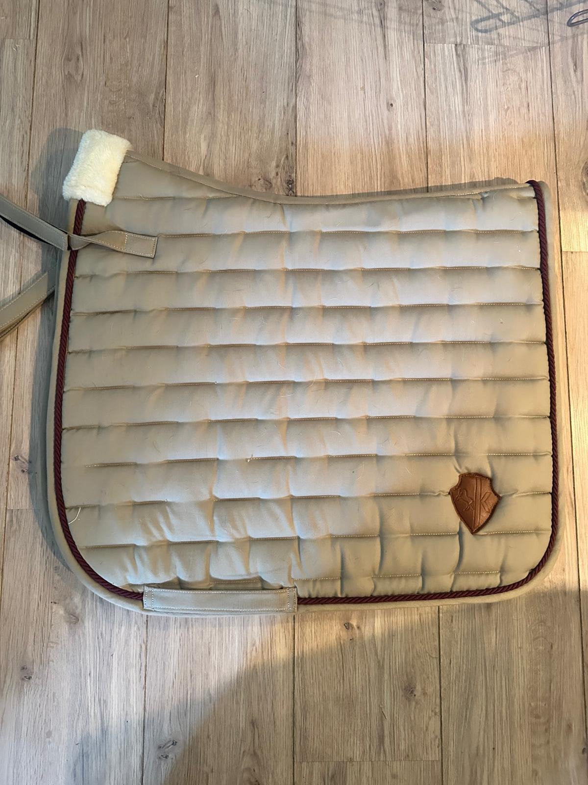 Kramer dekje, Full (L), Ophalen of Verzenden, Zo goed als nieuw, Beige