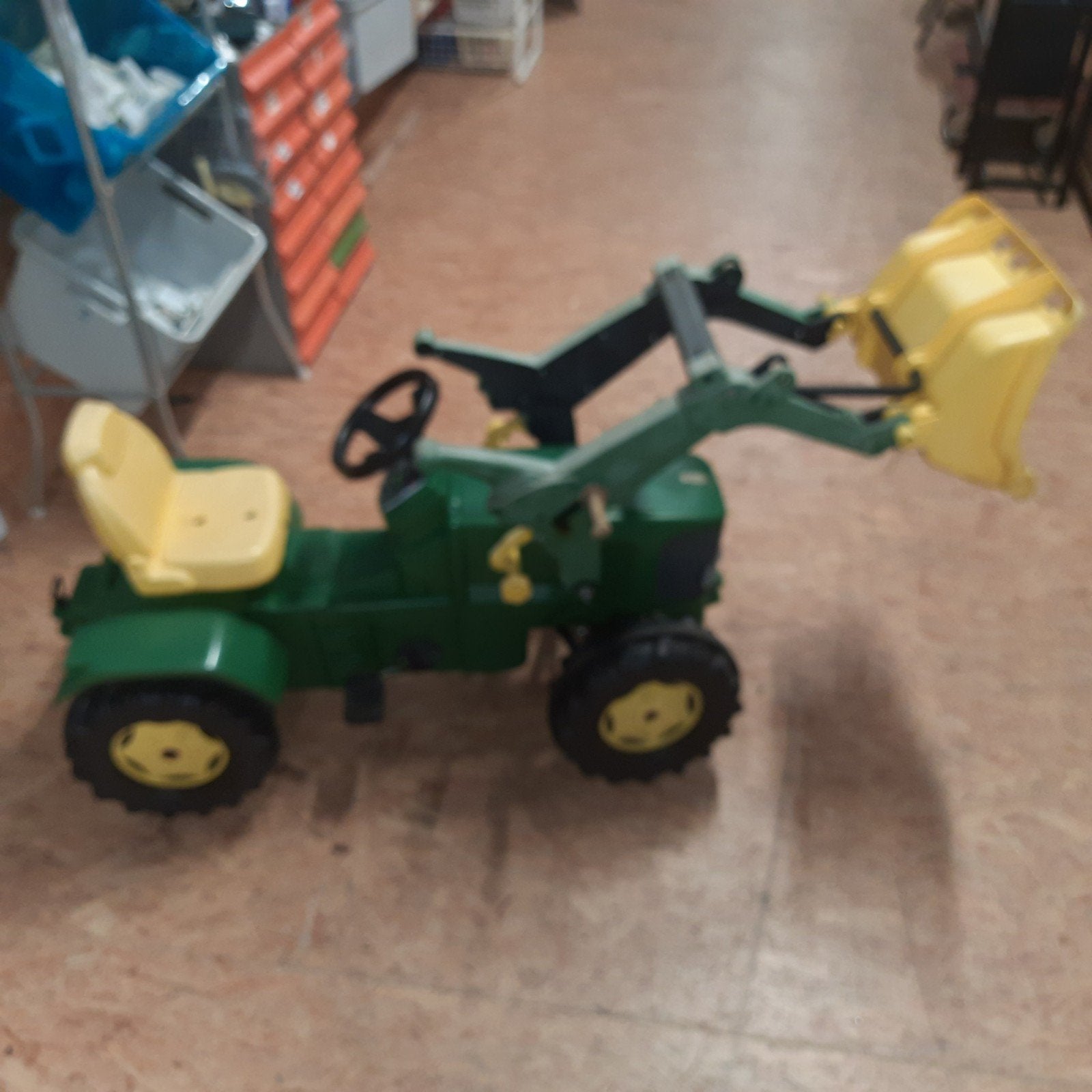 John Deere traptractor met voorlader, Ophalen, Gebruikt, Trapvoertuig