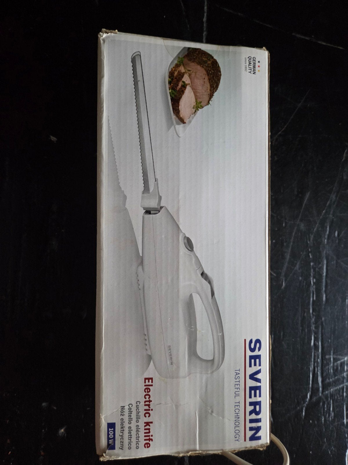 Severin Elektrisch Broodmes - 100W, Ophalen, Zo goed als nieuw