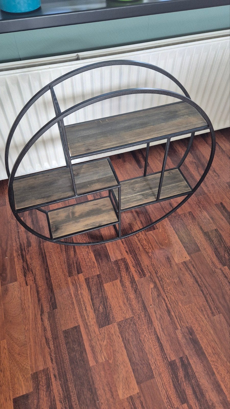 Rond wandrek met houten planken, Ophalen, Zo goed als nieuw