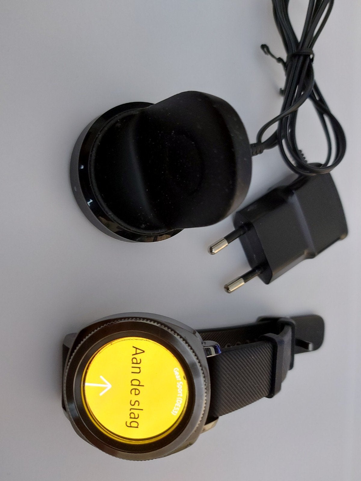 Samsung gear sport watch, Sieraden, Tassen en Uiterlijk, Smartwatches, Ophalen of Verzenden, Zwart, Android