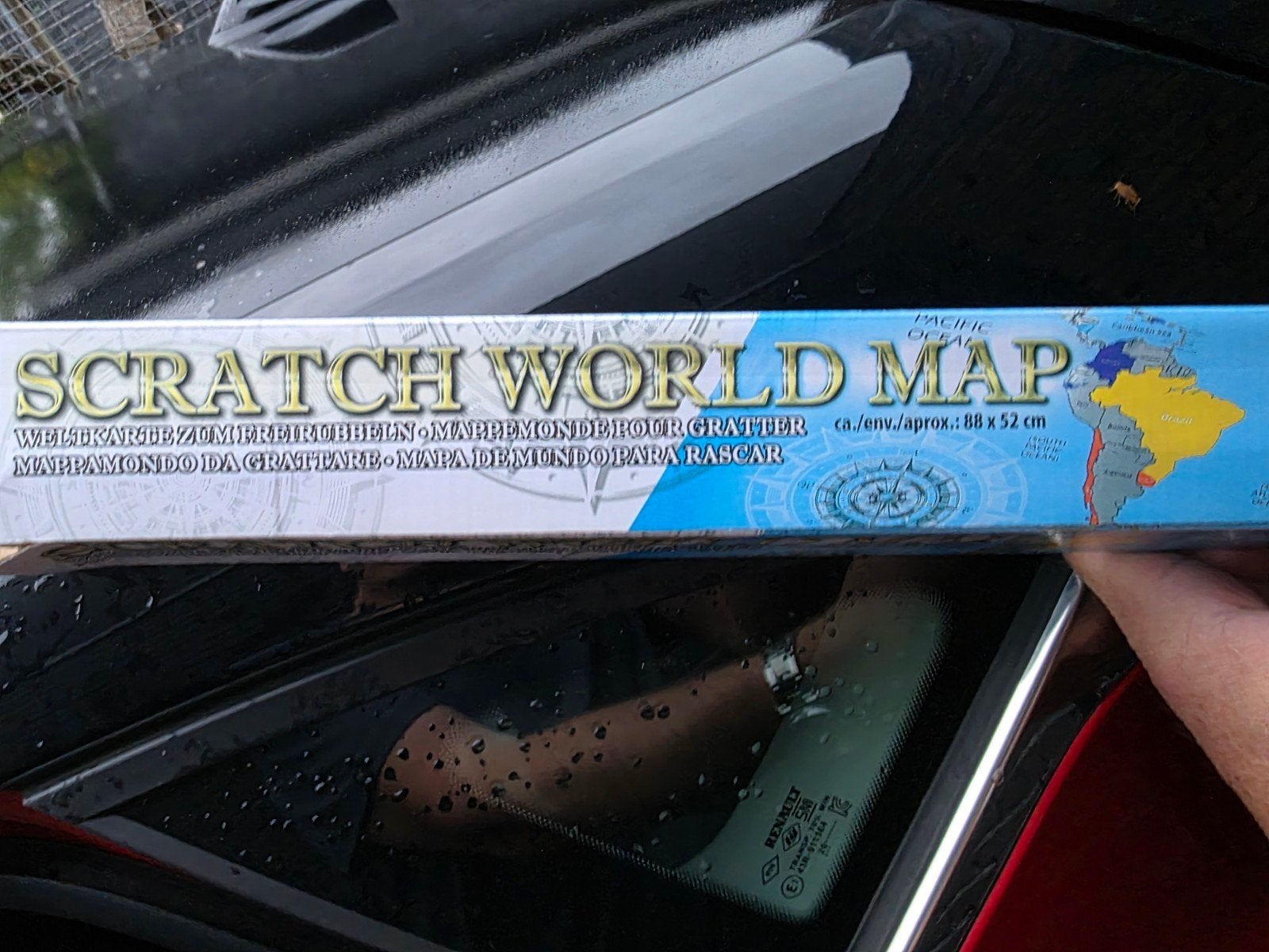 Scratch World Map - Wereldkaart om te krassen, Meerkleurig, Nieuw, Ophalen of Verzenden, Modern