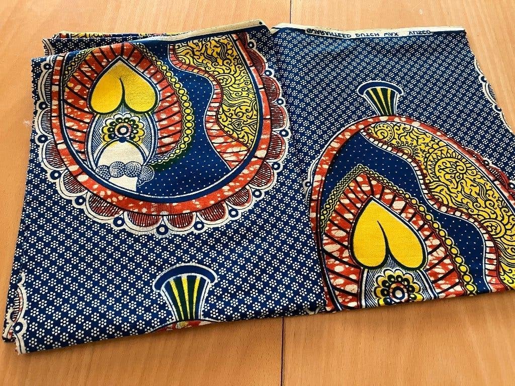 Vlisco lap (2), Nieuw, Ophalen of Verzenden, 30 tot 120 cm, Katoen