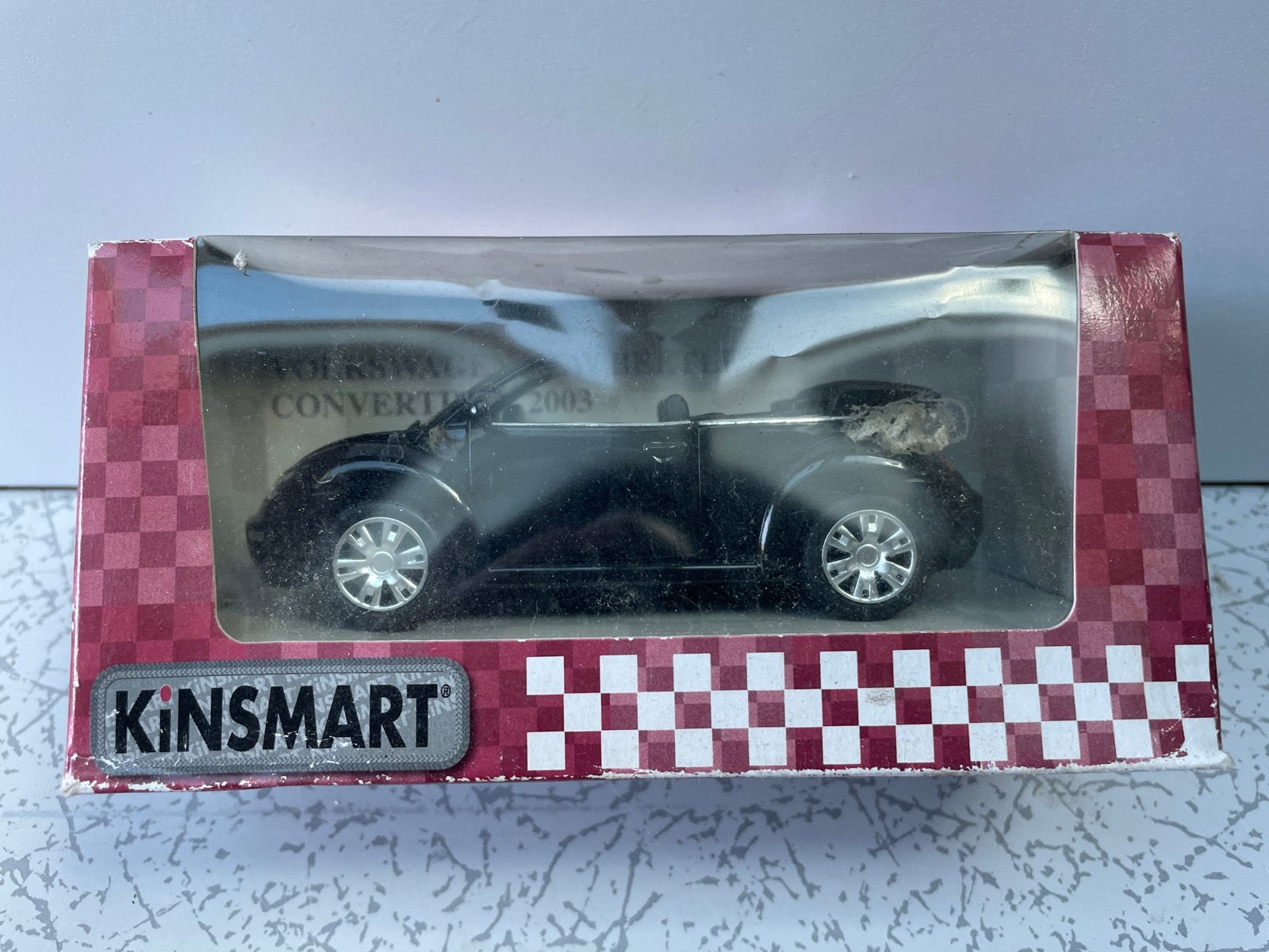 Kinsmart Volkswagen Kever Cabriolet 2003 Modelauto, Ophalen of Verzenden, Nieuw, Auto