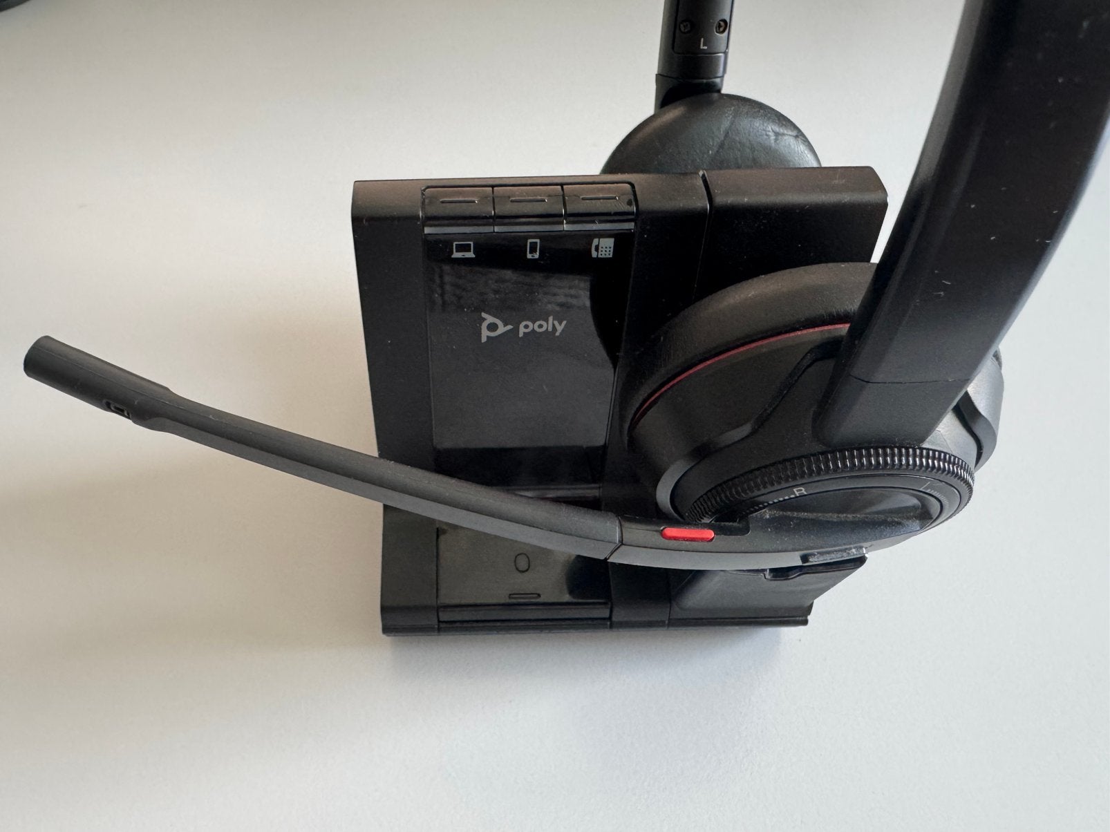 Poly Savi 8220 M OFFICE headset, Computers en Software, Headsets, Nieuw, Ophalen of Verzenden, Draadloos, Mute-functie