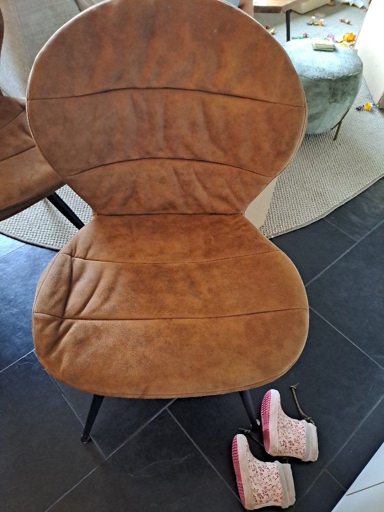 Eetstoelen gratis, Ophalen, Gebruikt, Vier, Stof
