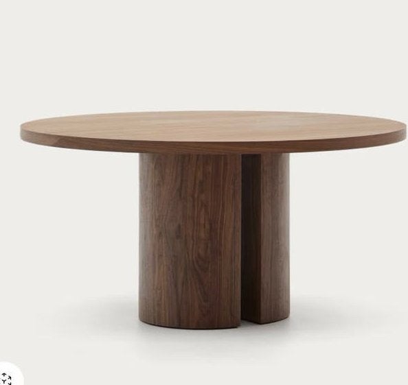 Mooie Kave Home Nealy ronde eettafel te koop!, 150 tot 200 cm, Rond, Zo goed als nieuw, Overige houtsoorten