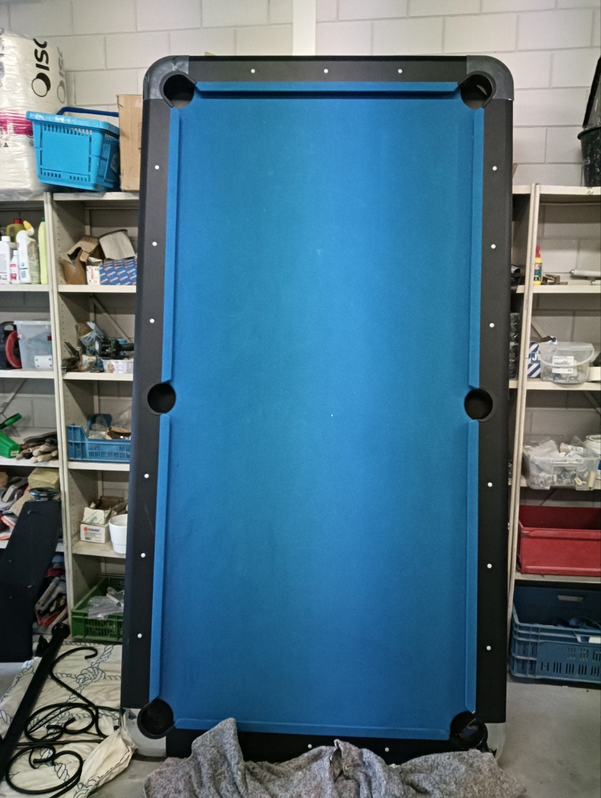 buckshot pooltafel, Ophalen, Pooltafel