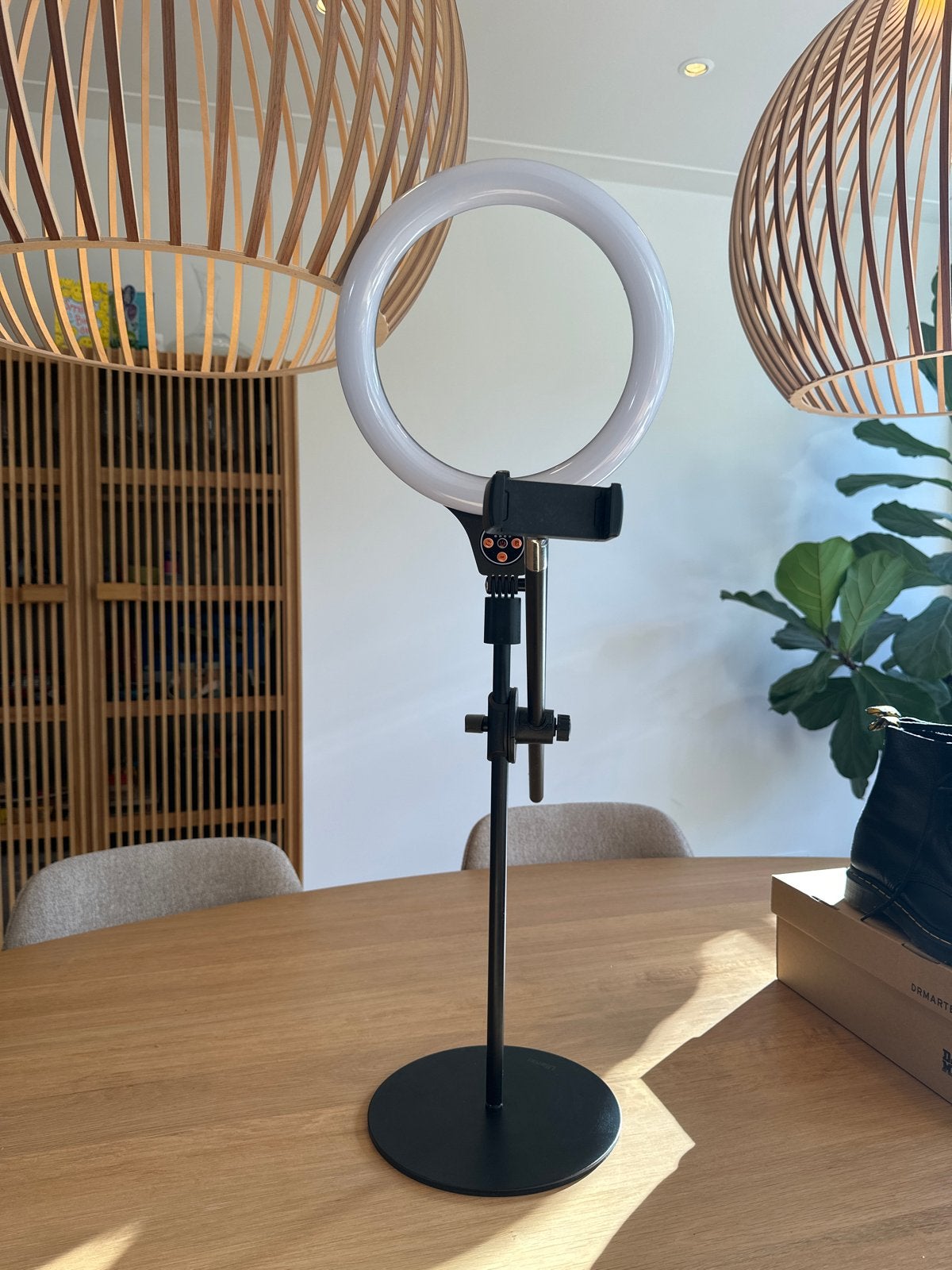 Ulanzi Ringlamp met Statief en Telefoonhouder - Werkt goed, Overige merken, Belichting, Ophalen of Verzenden, Gebruikt