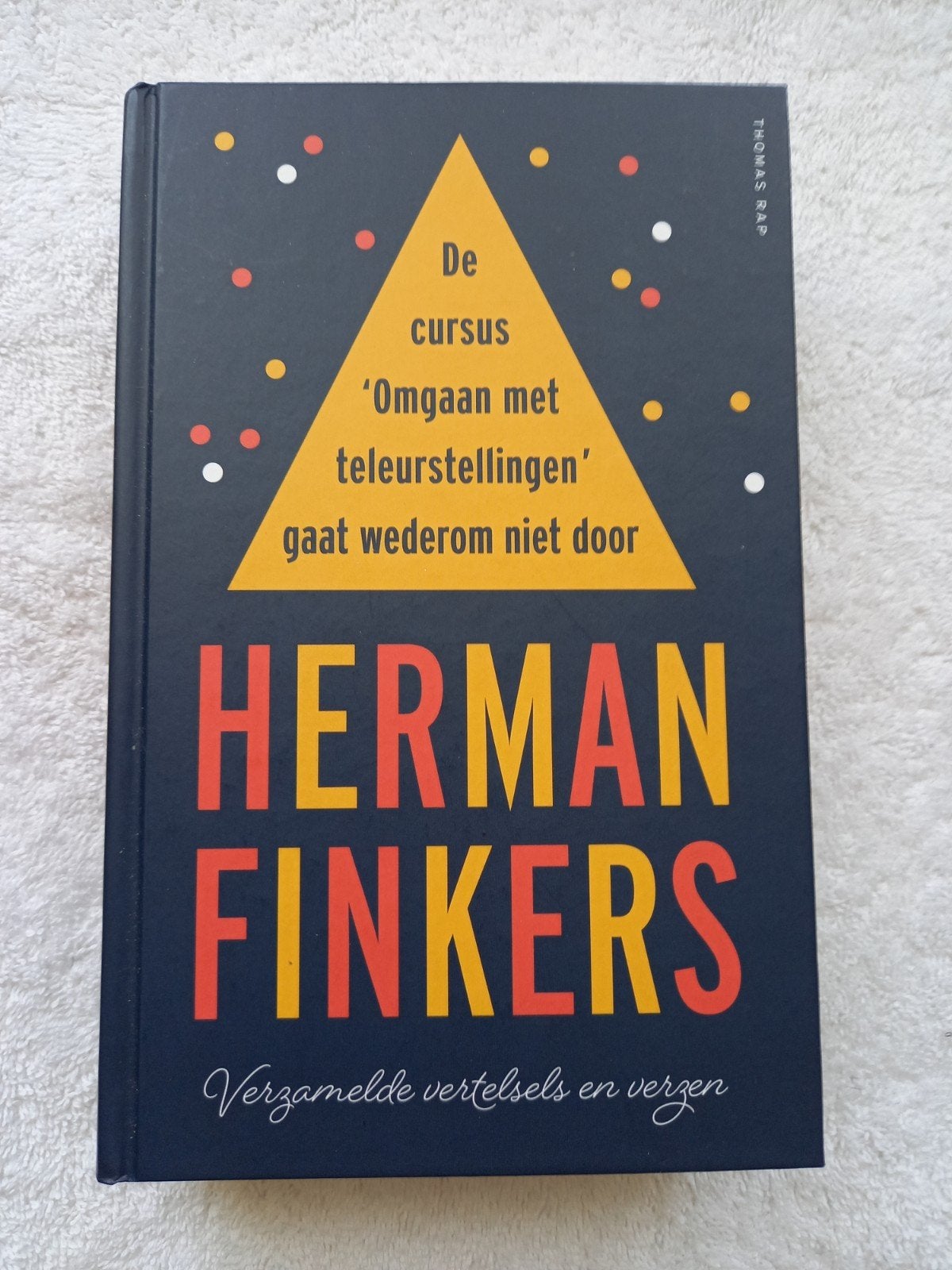 w7 Herman Finkers - De cursus 'Omgaan met teleurstellingen', Ophalen of Verzenden, Zo goed als nieuw, Nederland, Herman Finkers