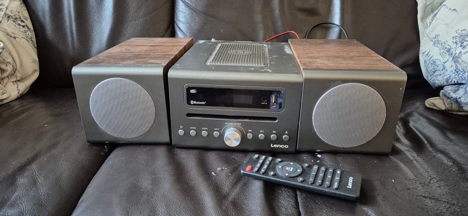 Lenco MC-175SI(V2) Microset met DAB+/FM , CD, USB, Bluet, Ophalen of Verzenden, Zo goed als nieuw, Cd-speler, Microset