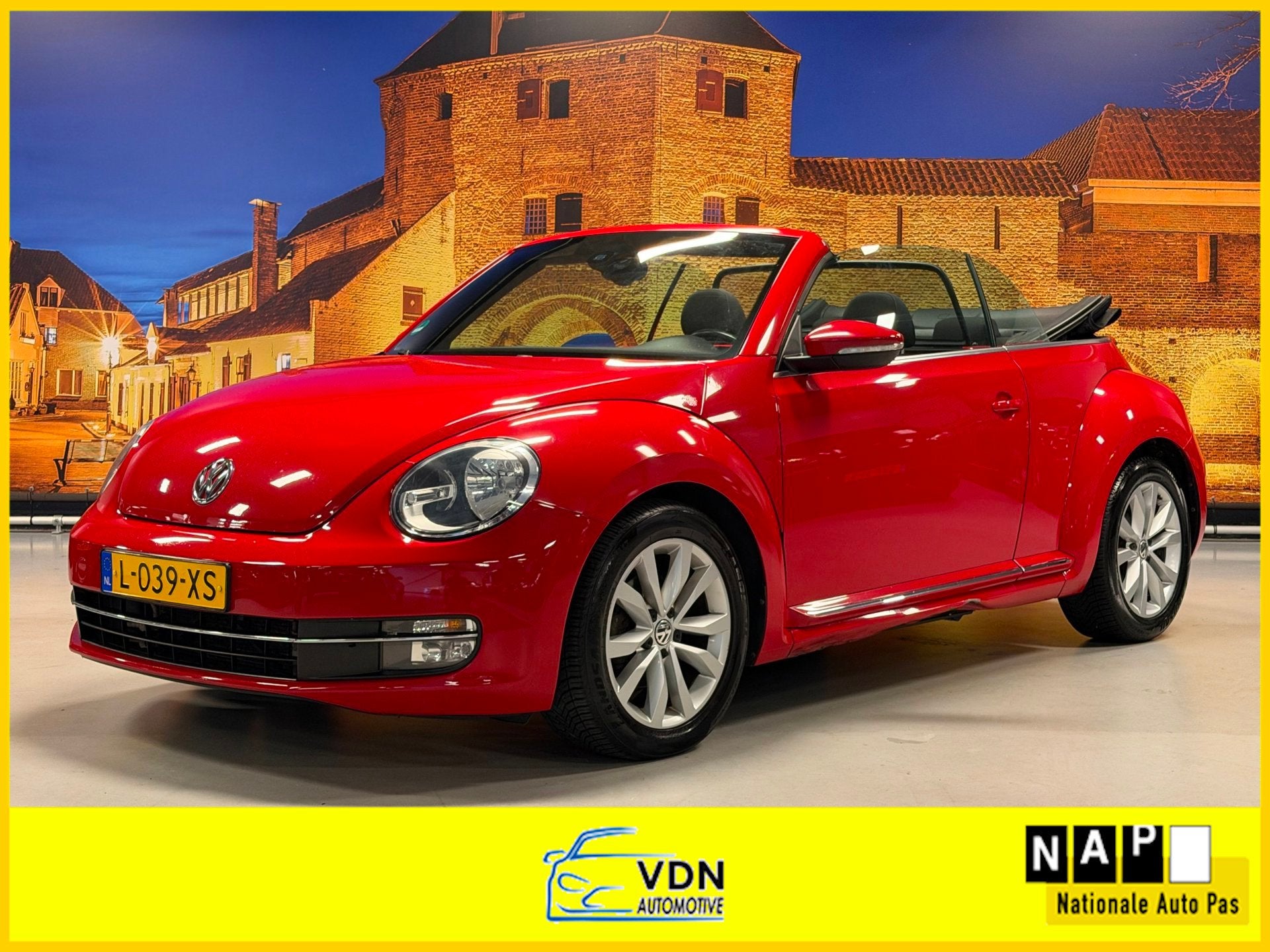 Volkswagen Beetle Cabriolet 2.0 TDI Design Climate&Cruise Co, Stof, Gebruikt, 4 cilinders, Cabriolet