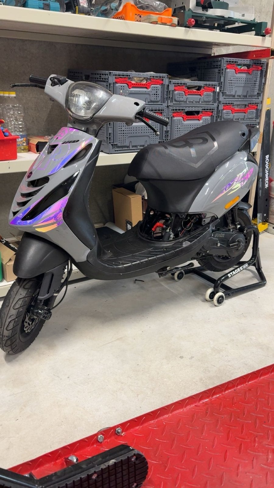 Zip h2o 70cc sprint, Fietsen en Brommers, Scooters | Piaggio, Zo goed als nieuw, Zip, Tweetakt, Ophalen