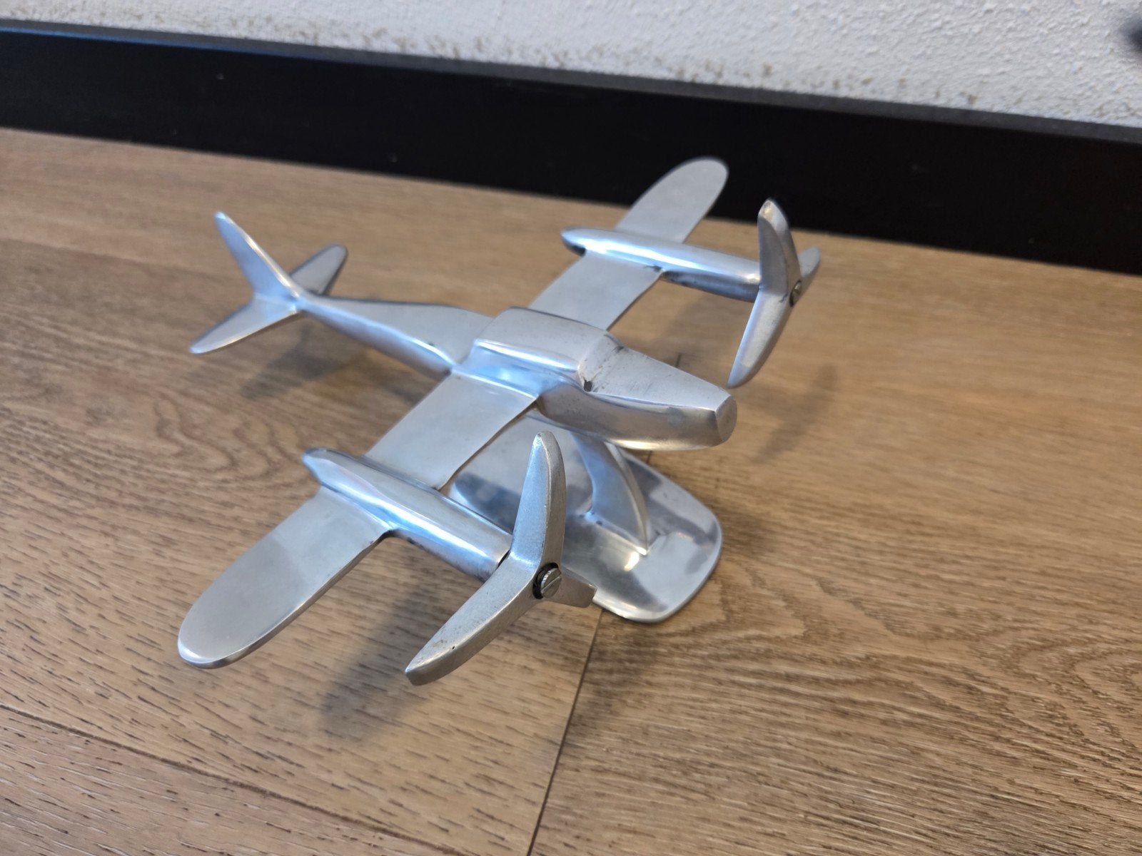 Decoratief Vliegtuig Model - Aluminium, Ophalen of Verzenden, Zo goed als nieuw