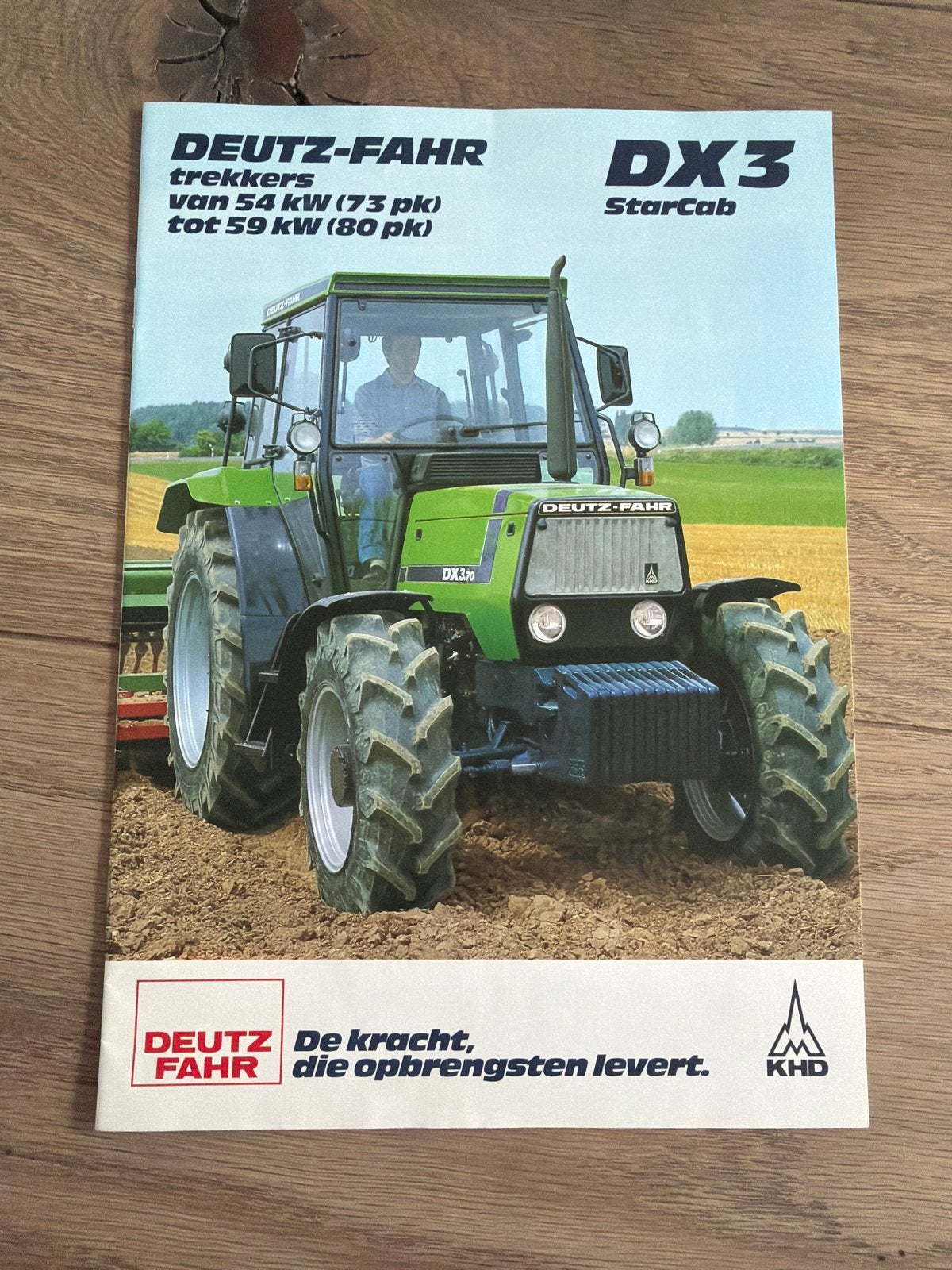 DEUTZ-FAHR DX3 StarCab Trekker Brochure, Ophalen of Verzenden, Gelezen