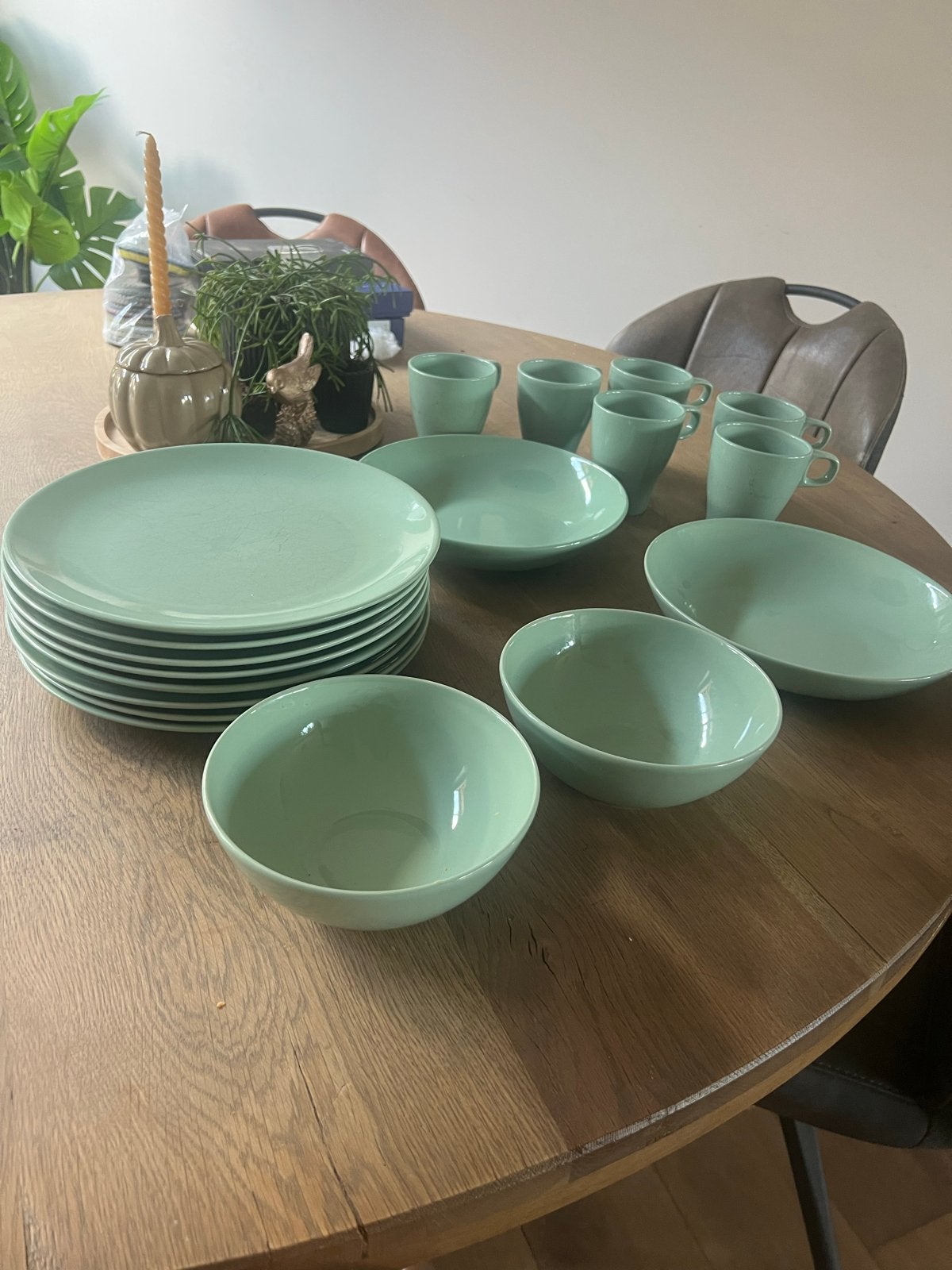 IKEA Servies Set: Borden, Schalen en Bekers (incl. extra), Ophalen, Gebruikt, IKEA, Overige stijlen