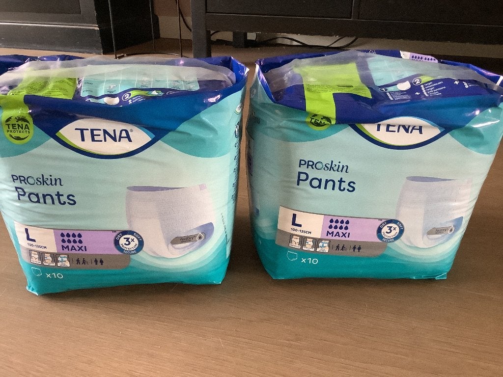 Tena Proskin Pants 2x 10 MAXI L, Ophalen, Nieuw