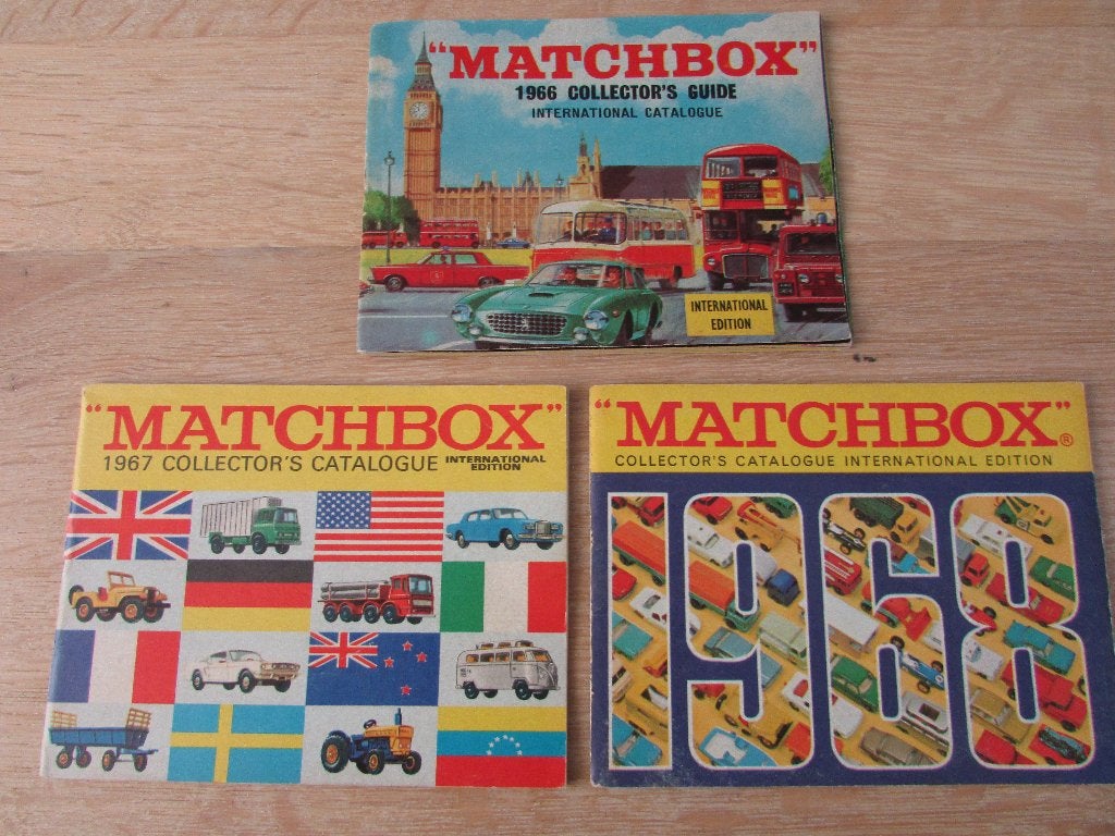 Matchbox Lesney 3x catalogus 1966-1967-1968, Ophalen of Verzenden, Gebruikt, Auto, Matchbox