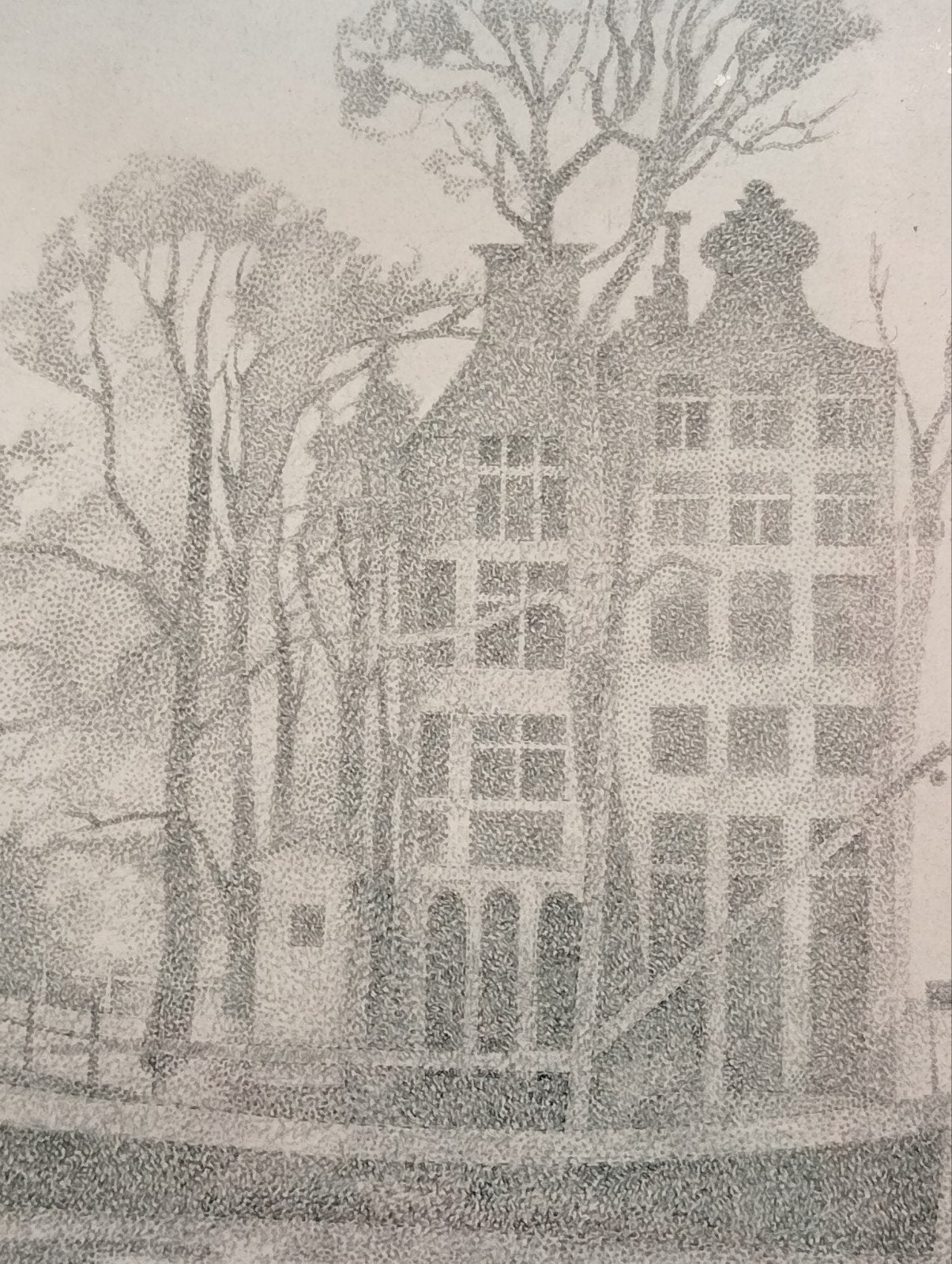 Persfoto Heinrich Campendonk Amsterdamse Gracht, Ophalen of Verzenden, 1940 tot 1960, Overige onderwerpen