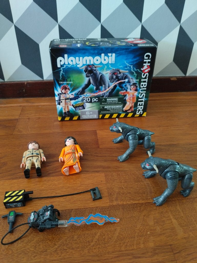 Playmobil 9223 Venkman & Terror dogs, Ophalen, Complete set, Overige typen, Zo goed als nieuw