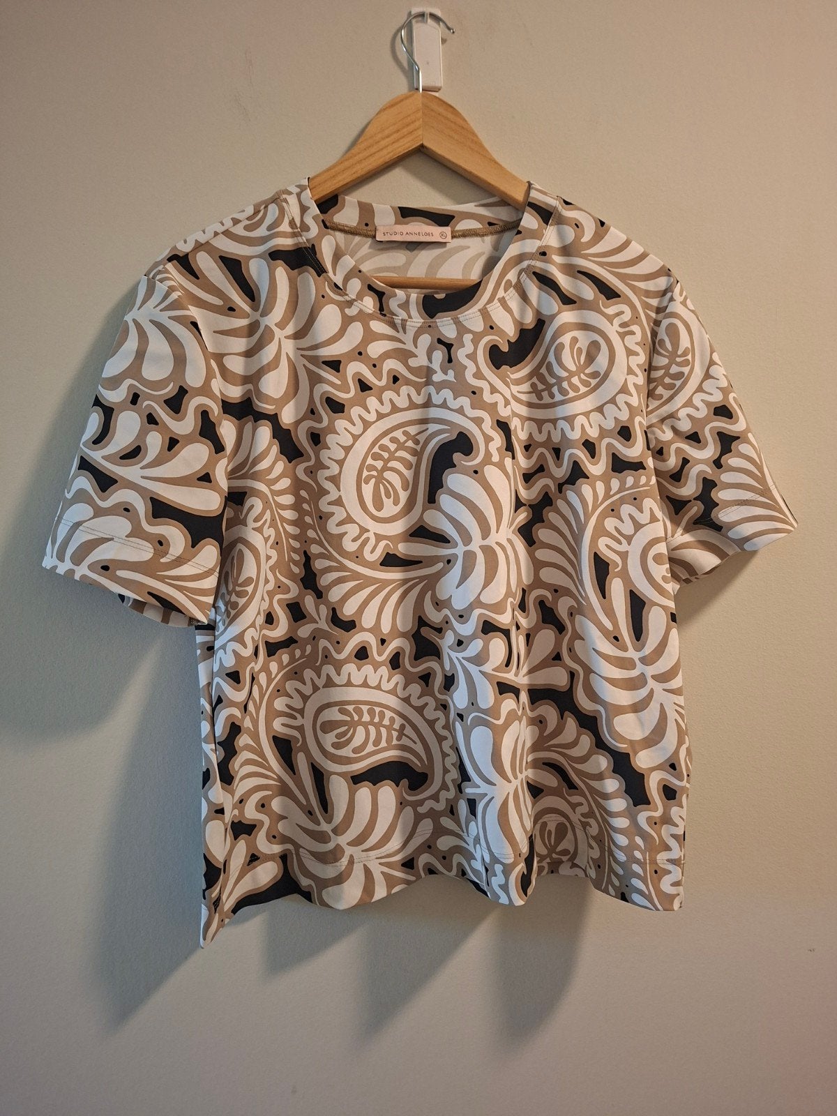 Studio Anneloes shirt met grafisch patroon - Maat XL, Studio Anneloes, Meerkleurig, Maat 46/48 (XL) of groter, Ophalen of Verzenden