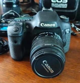 Canon 7D Kit: Body, 2 lenzen, 3 accu's, 18 Megapixel, Spiegelreflex, Canon, Ophalen of Verzenden