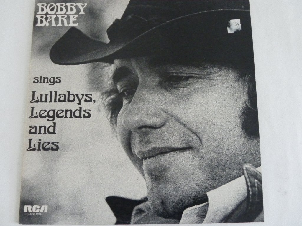 LP Bobby Bare - Sings Lullabys, Legends And Lies, LP, Gebruikt, Ophalen of Verzenden, 12 inch