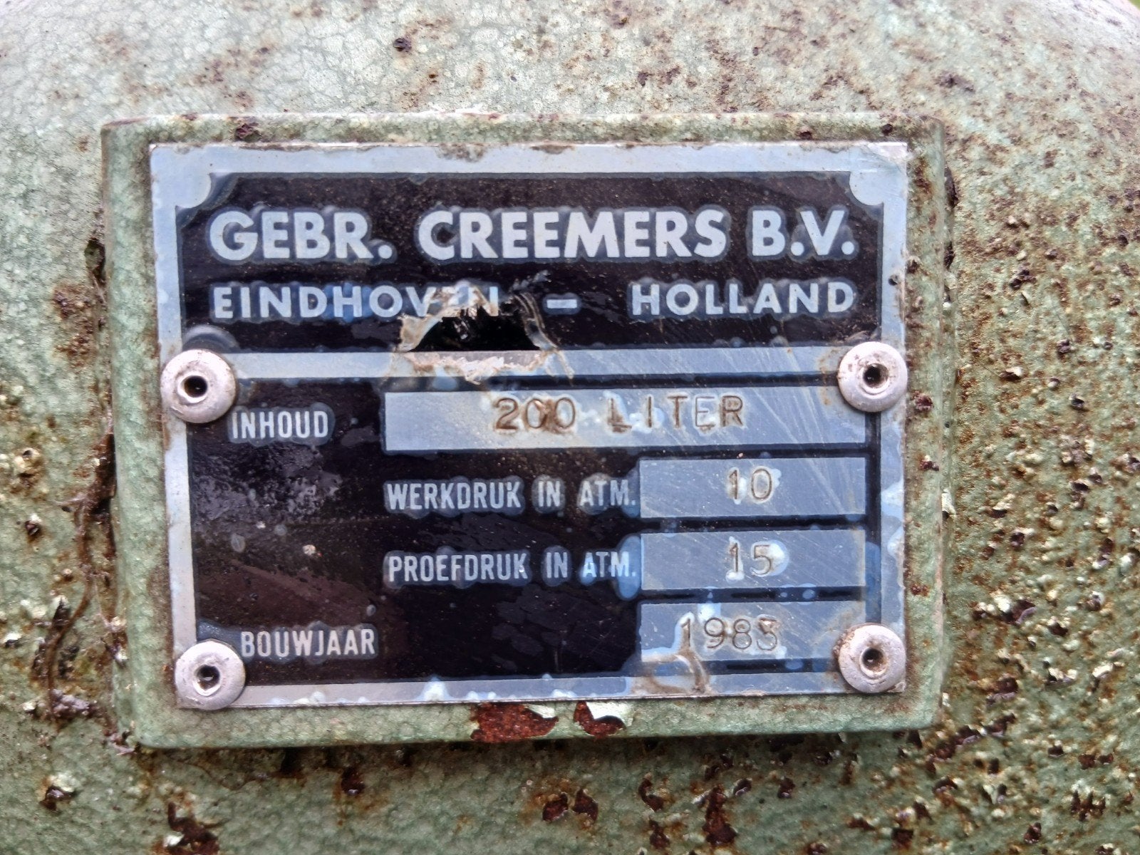 2 Gebruikte Compressoren - Creemers en Rototool, Doe-het-zelf en Verbouw, Compressors, 100 liter of meer, Ophalen of Verzenden