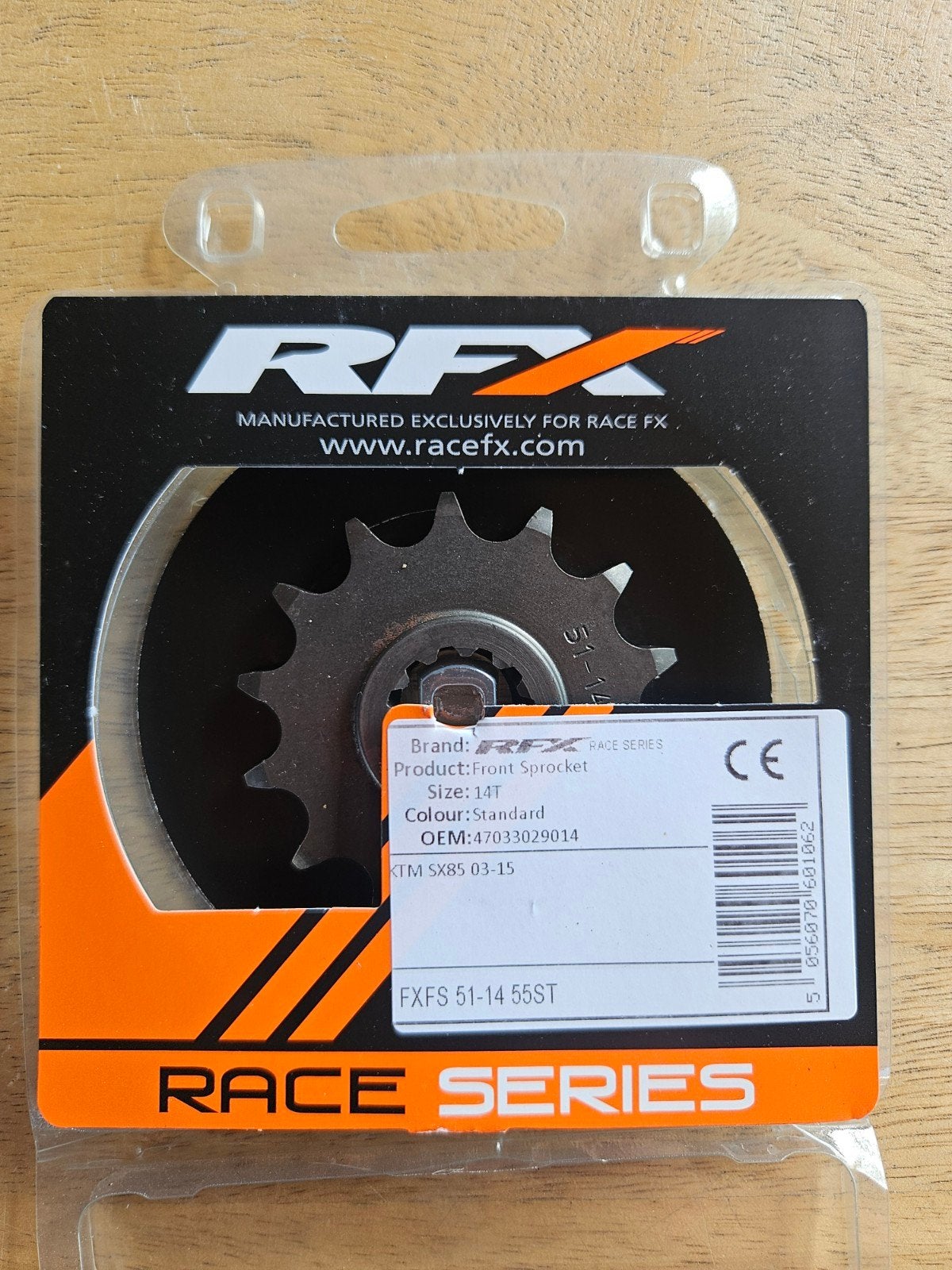 85sx RFX Voortandwiel 14T, Ophalen of Verzenden, Nieuw