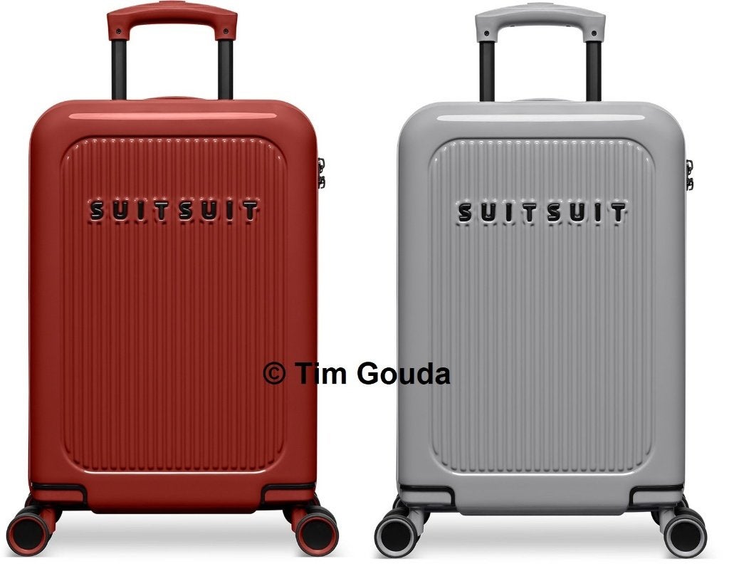 ✅ SUITSUIT Caretta koffer Handbagage Set 55 cm 2 Delig NIEUW, Wieltjes, 50 tot 60 cm, Hard kunststof, Nieuw