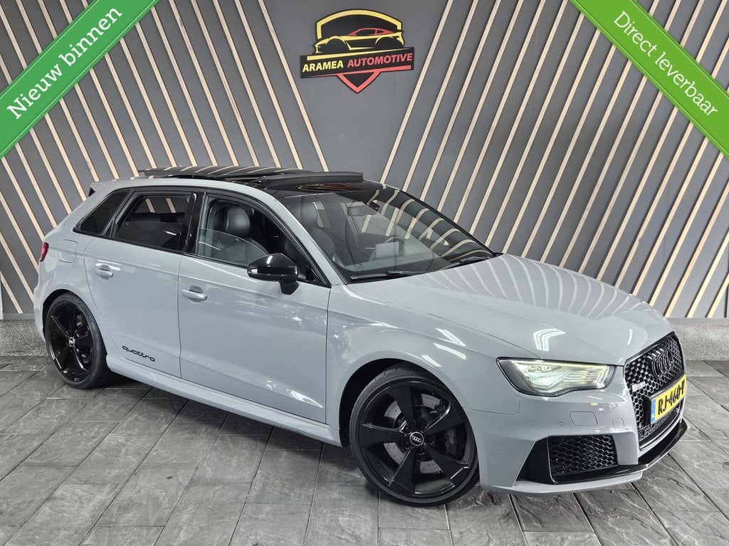Audi RS3 2.5 TFSI quattro |Carplay|PANO|VIRTUAL Dash|CAMERA|, Gebruikt, RS3, Leder en Stof, Bedrijf