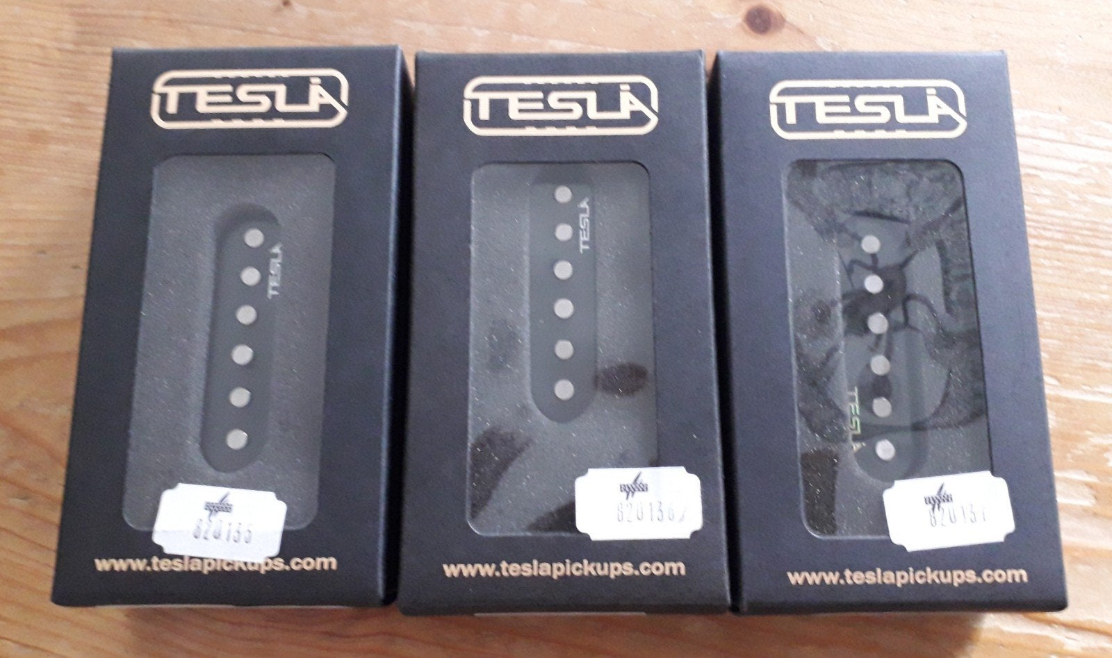 Tesla pickup set PLASMA-1, neck, middle & bridge, Ophalen of Verzenden, Nieuw, Elektrische gitaar