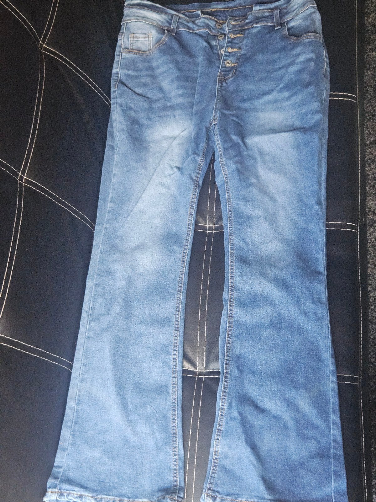 Nieuwe spijkerbroek 46/48, Kleding | Dames, Spijkerbroeken en Jeans, Ophalen of Verzenden, Zo goed als nieuw, Blauw, W30 - W32 (confectie 38/40)