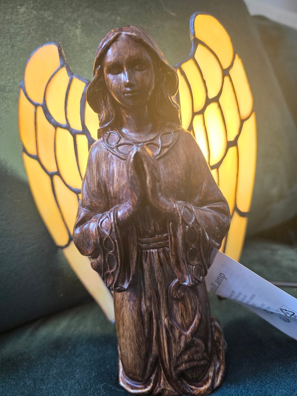 Lumilamp Tiffani tafellamp - Engel - Nieuw, Nieuw, Ophalen of Verzenden, Tiffany, Religieus, Klassiek, Minder dan 50 cm