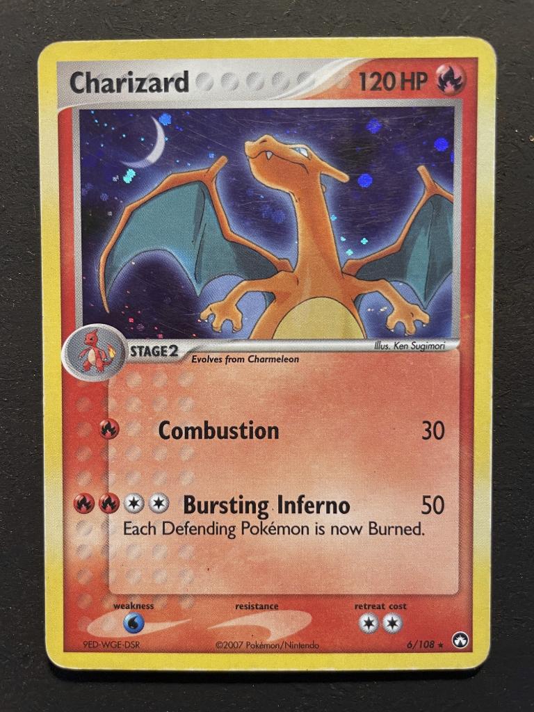 Pokemon 2007 - Ex Power Keepers - 006 Charizard HOLO, Hobby en Vrije tijd, Verzamelkaartspellen | Pokémon, Ophalen of Verzenden