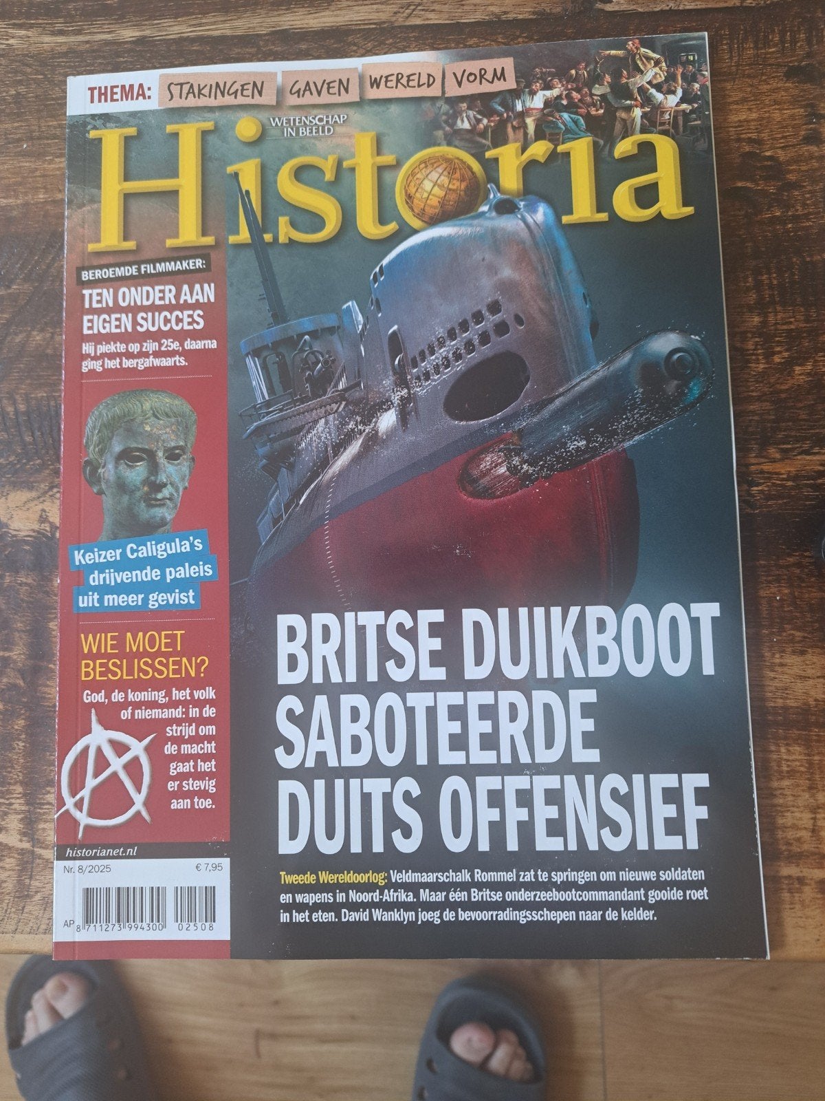 Historia Magazine Nr. 8/2025 - Britse Duikboot, Ophalen of Verzenden, Zo goed als nieuw, Overige typen