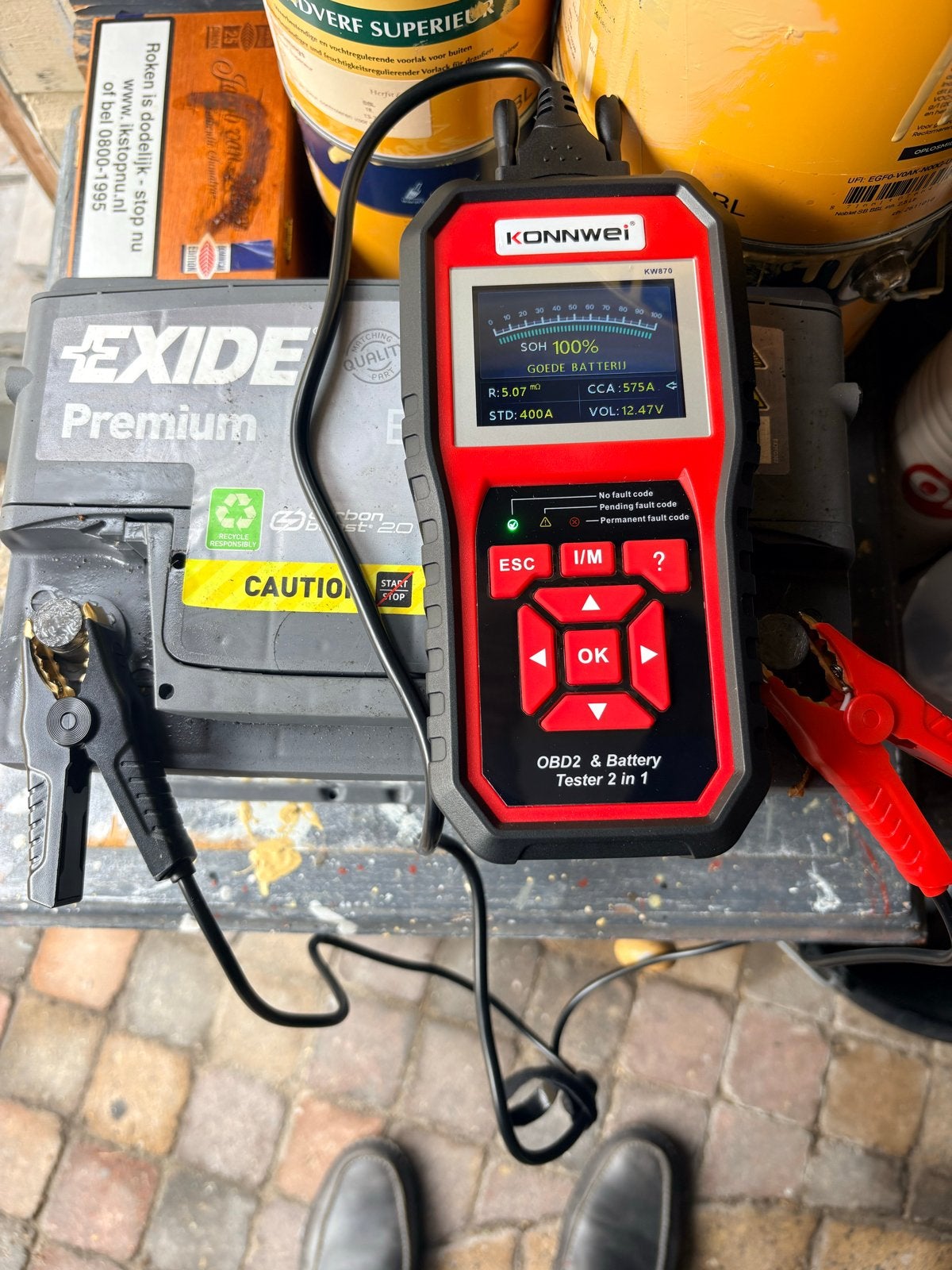 Exide Premium EA722 12V 72Ah Auto Accu - Zo goed als nieuw, Gebruikt