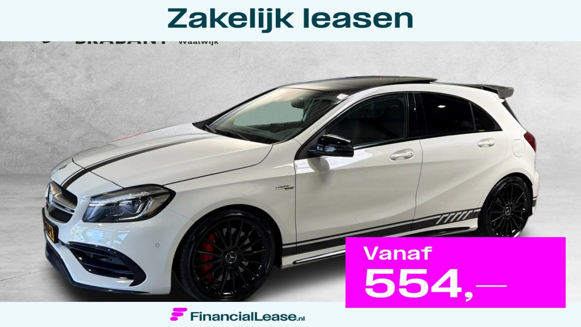 Mercedes-Benz A-klasse AMG 45 4MATIC FACE-LIFT(Perfect Onder, Automaat, Gebruikt, 4 cilinders, Wit