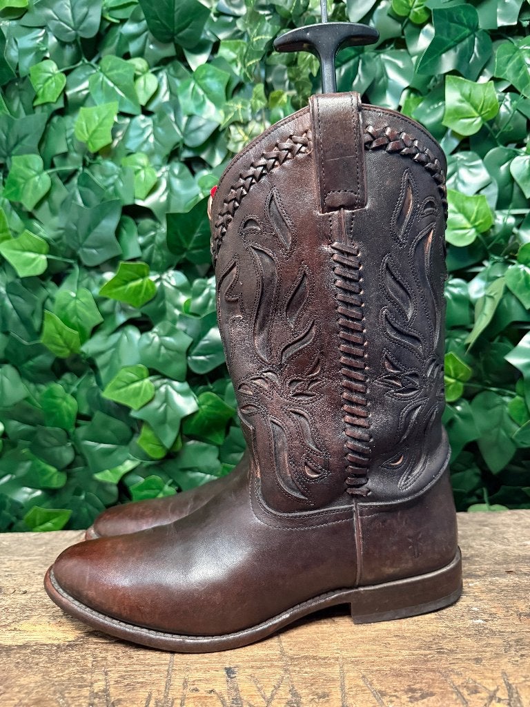 prachtige bijna Nieuwe frye Wyatt overlay boots maat 39/40