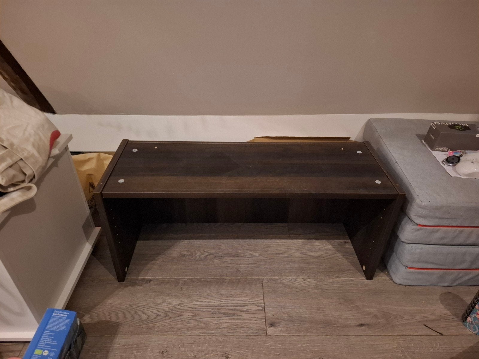 Gratis: IKEA kast / lage bank donkerbruin 90 cm, Ophalen, Gebruikt, Bruin, Spaanplaat of MDF