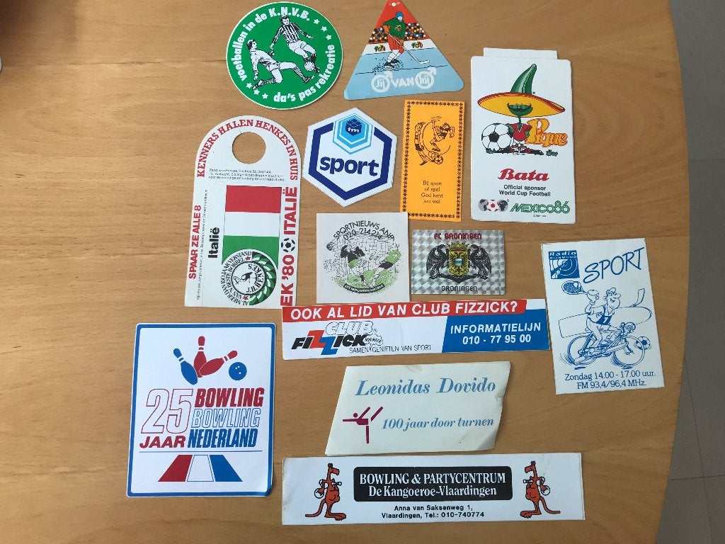 Vintage Sport Stickers en Reclame Memorabilia, Verzamelen, Ophalen of Verzenden, Nieuw, Sport