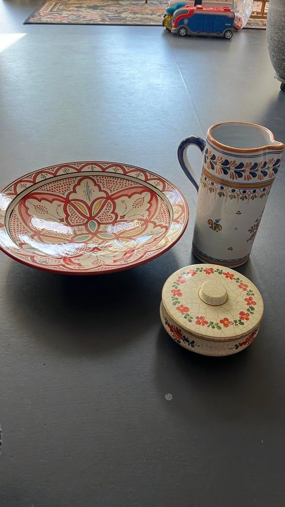 Vintage keukenspullen aardewerk, Antiek en Kunst, Ophalen of Verzenden